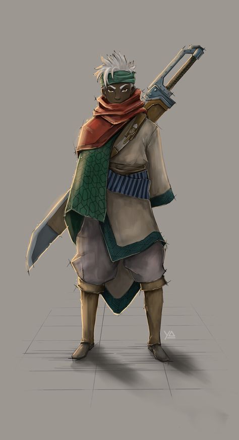 Sand Nomad, Uros Dencic on ArtStation at https://www.artstation.com/artwork/xz5dWE Fantasy Nomad, Nomad Character Design, Desert Merchant, Desert Wanderer Character, Desert Ranger Dnd, Desert Nomad Character Design, Masked Desert Character, Desert Nomad, Cold Deserts