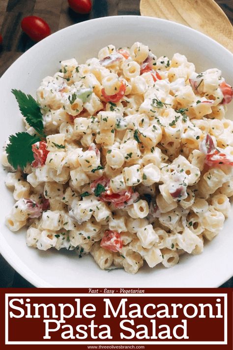 Pasta Salad Ditalini, Memorial Day Side Dishes Healthy, Macaroni Salad With Tomatoes, Ditalini Pasta Side Dish, Pasta Salad With Ditalini, Ditalini Pasta Recipes Easy, Memorial Day Pasta Salad, Ditalini Pasta Recipes Cold, Ditalini Pasta Salad Recipes