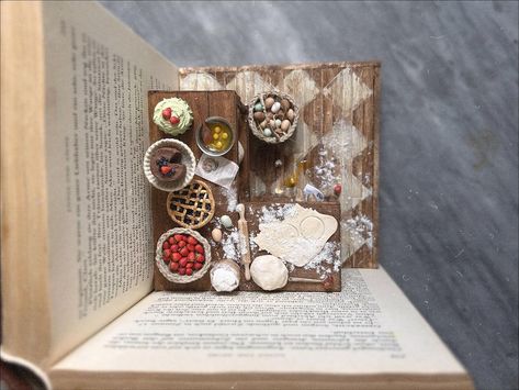 Littlebooknooks (@littlebooknooks) | Instagram Instagram Bakery, Bakery Croissant, Little Library, Book Nook, Dollhouse Dolls, Book Nooks, Nook, Dollhouse Miniatures, Art Inspo