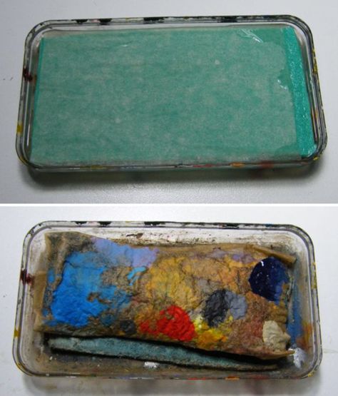 'Wet Painting Palette...!' (via Instructables.com) Wet Painting, Painting Palette, Artsy Fartsy, Hot Summer, Acrylic Paint, Painter, Acrylic Painting, Paint, Art