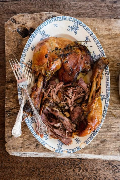 Chicken Leg Confit, Confit Turkey Leg, Thanksgiving Turkey Aesthetic, Turkey Confit, Gill Meller, Holistic Food, Best Turkey Recipe, Apple Turkey, Turkey Leg Recipes