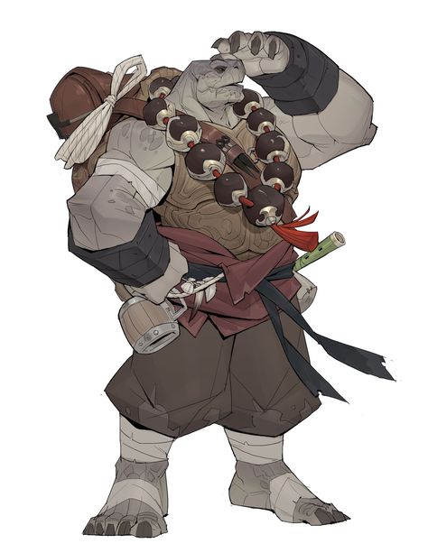 ArtStation - Turtle Warrior Monk Raphael Dnd Turtle, Lizard Man Character Design, Monk Fantasy Art, Turtle Character Design, Dnd Character Art Male, Monk 5e, Turtle Warrior, Likeable Characters, Samurai Game