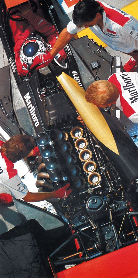 McLaren Honda F1 engine F1 Engine, Honda F1, Gerhard Berger, Bmw Wheels, Mclaren Mp4, Mclaren F1, Ferrari F1, Car Engine, Formula One