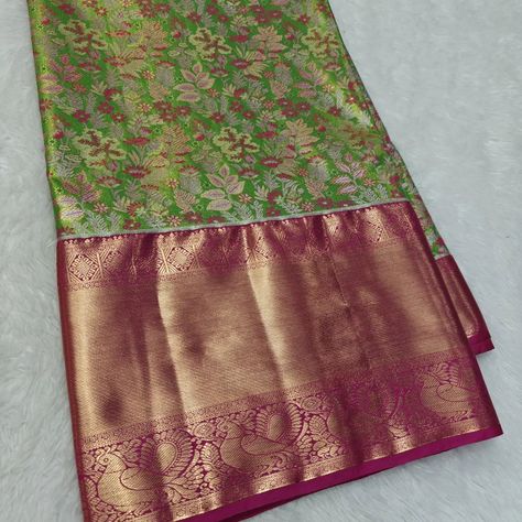 Sravanamasam special semi kanchi pattu sarees Dm for order whatsup 8309874411 or Dm to @hansicollections inbox ⭐⭐⭐⭐⭐ Kanchipuram semi silk sarees with High quality zari, and matching blouse. Latest Collection EXCLUSIVE DESIGNS 🛍️🛍️🛍️🛍️ All over India Delivery Available ✈️🚚 #hansicolletions #halfsaree #halfsareefunction #reels #longgowns #longfrockdesigns #celebritystyle #vintagestyle #trendingnow #treditionallook #treditionallook #best #outfits #celebritystyle #starmaa #pattusarees... Pattu Sarees Latest Collection, Semi Silk Sarees, Kanchi Pattu Sarees, Half Saree Function, Long Frock Designs, Silk Saree Kanchipuram, Best Outfits, Pattu Sarees, Half Saree