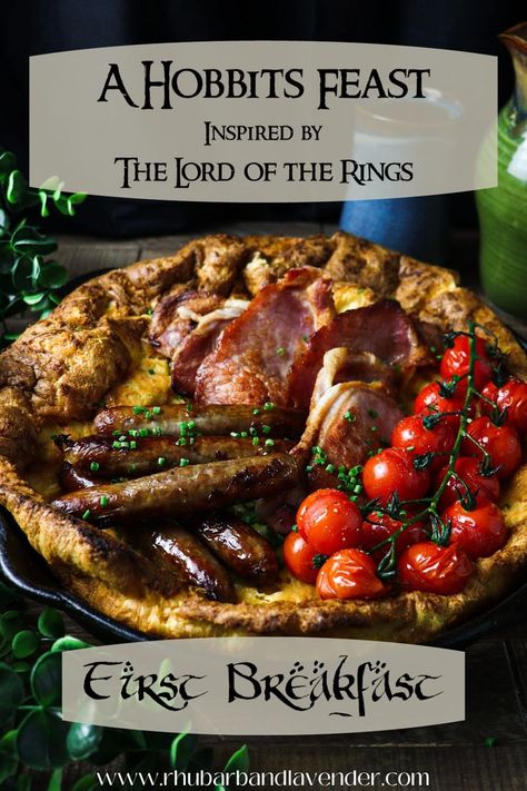 Breakfast Savory, Savory Dutch Baby, Sausage And Bacon, Hobbit Food, Medieval Recipes, Easy Lunch Ideas, Dinner And A Movie, Dutch Baby, Dinner Themes