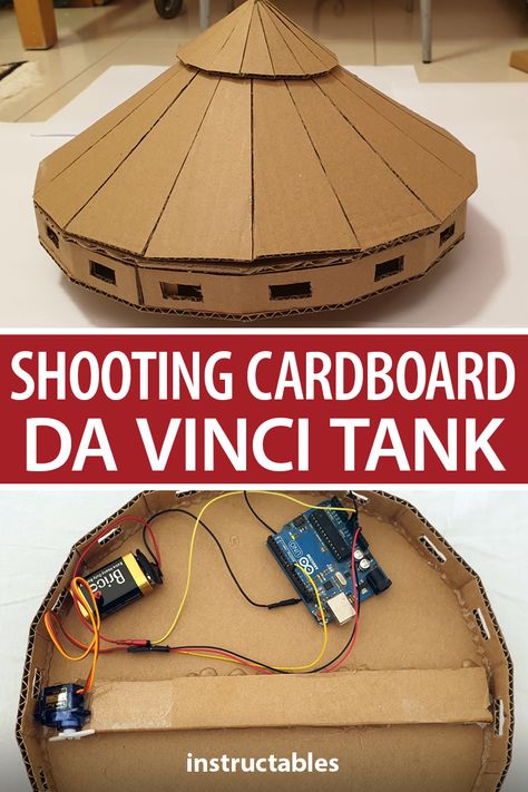 Tank Cardboard, Cardboard Tank, Computer Teacher, Mechanical Projects, Arduino Programming, Embedded Systems, Arduino Robot, Cardboard Model, Book Character Costumes