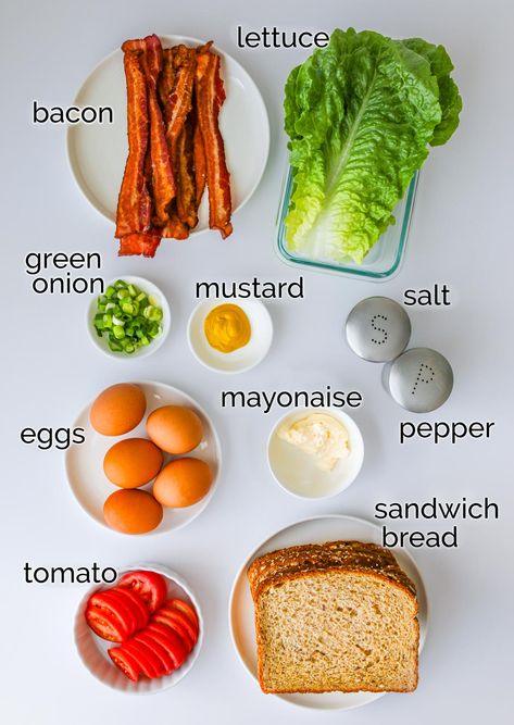 Easy BLT Egg Sandwich Recipe (Meal Prep Lunch)