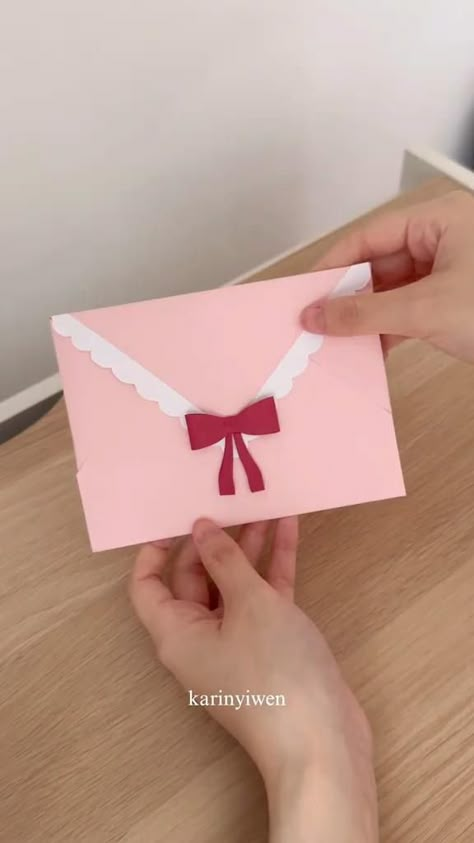 #diy #gifts #art #love #diygiftidea #envelopes #valentines #valentinesdaydecorations #valentinesdaygift Diy Gifts Art, Valentines Envelopes, Valentines Letter, Handmade Gifts Diy, Book Crafts Diy, Birthday Gifts For Friends, How To Make An Envelope, Diy Birthday Gifts For Friends, Diy Gift Set