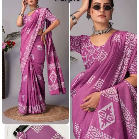 Beautiful, elegant and comfortable*Batik Print Saree for the coming festive season Price -879/-only *Wax BATIK Hand Print Saree* *Pure Chanderi Soft Cotton Hand Block Batik Printed Saree with Blouse piece _*Free Shipping! COD Available! #instagood #womenslove #womenswear #womenfashions #womensgallary #saree #batiksarees #softcottonsaree #casualstyle #festivalfashion #festivewear Hand Print Saree, Batik Print Saree, Batik Saree, Print Saree, Batik Print, Printed Saree, Batik Prints, Saree With Blouse, Printed Sarees