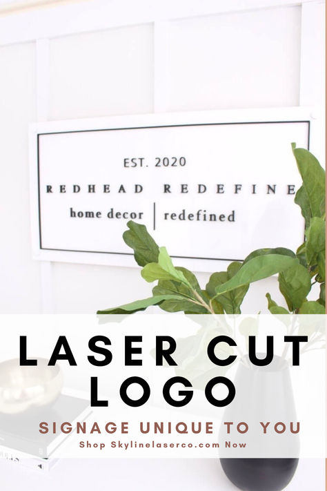 If you can dream it, we can do it. Our team of sign makers can customize the perfect logo sign for your new business, space, or event. Salon Dividers, Market Crafts, Laser Cut Signage, Flower Shop Display, Signs For Business, Laser Signs, Logo Signage, Real Estate Agent Marketing, Shop Displays