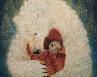 Lucy Campbell, His Dark Materials, Dark Material, Limited Edition Giclee, Art Et Illustration, Bear Art, Art And Illustration, Bear Design, Polar Bear