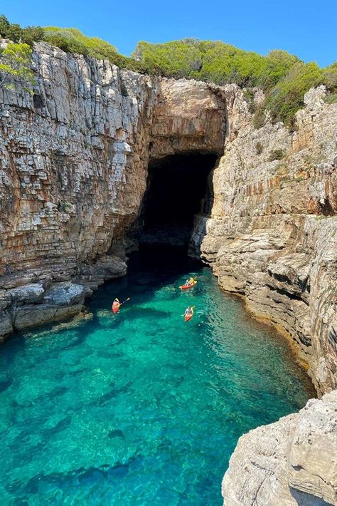 Cliff Diving Aesthetic, Croatia Island Hopping, Lokrum Island, Cliff Jumping, Cliff Diving, Water Aesthetic, Dubrovnik Croatia, Plitvice Lakes National Park, Plitvice Lakes