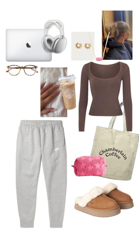 study at starbucks outfit pt.2 #study#outfit#fit#cute#brownandpink#starbies#starbucks#2#christmasisin69days Starbucks Outfit, Study Outfit, Shuffle Outfits, 6th Form, Xmas Outfits, At Starbucks, Cute Everyday Outfits, Connect With People, Cute Fits