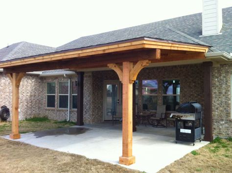 Remarkable Ideas For Patio Covers – yonohomedesign.com Porch Roof Design, Patio Covering, Patio Addition, Canopy Ideas, Grilling Area, Add Aesthetic, Backyard Covered Patios, Covered Patio Design, Outdoor Covered Patio