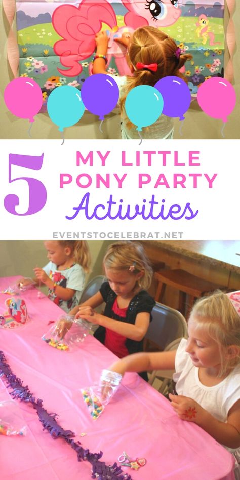 My Little Pony Party Bags, My Little Pony 6th Birthday Party, My Little Pony Party Activities, Fluttershy Birthday Party Ideas, My Little Pony Themed Birthday Party, My Little Pony Party Food, My Little Pony Party Favors, My Little Pony Birthday Party Ideas, Pony Party Games