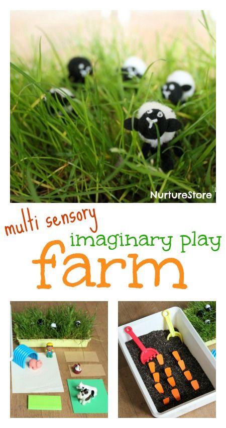 Love this pretend play farm - great for imaginary and sensory play Things To Do In April, Farm Sensory, Spring Lesson Plans, Farm Play, Secular Homeschool, Farm Theme Preschool, Play Farm, April Activities, Farm Preschool