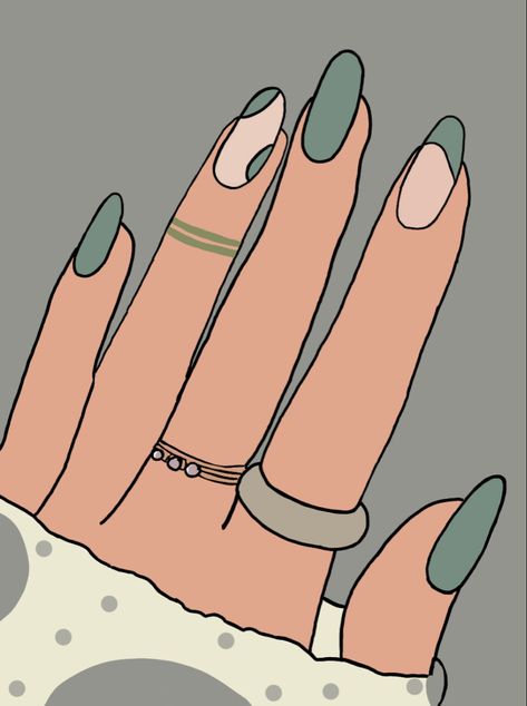 Cute Nails Drawing, Nails Coloring Pages, Draw Show, Nail Drawing, Stylish Party, Stylish Party Dresses, Mini Drawings, Nail Extensions, Nail Arts