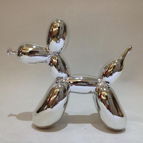 Coming soon to Populuxe...Jeff Koons style balloon dogs. Four colours available, silver, blue, gold and bronze. PM for more info 😀 #balloondogs #balloondoggy #balloondog #jeffkoons #art #modernart #sculpture #interior #interiordesign #interiorstyling #decor #home #homedecor #silver #blue #gold #bronze #populuxe #populuxehomeboutique Balloon Dog Sculpture, Metallic Christmas, Abstract Fashion, Jeff Koons, Pinterest Room Decor, Dog Statue, Resin Craft, Art Resin, Balloon Dog