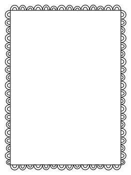 Loopy Backgrounds image and visual related images Doodle Boarders, Flower Templates Printable Free, Black And White Border, Free Writing Paper, White Page, Flower Templates Printable, Bullet Journal For Beginners, Note Doodles, Bullet Journal Banner