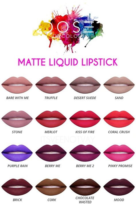 I WANT THESE Lipstick Tips, Lipstick Names, Isabella Grace, Maquillage Yeux Cut Crease, Matte Lipsticks, Dose Of Colors, Lipstick Swatches, Colour Pop, Makeup Swatches