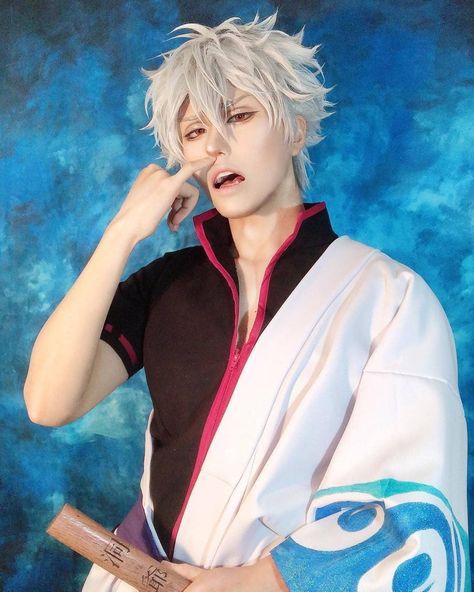 Gintoki from Gintama cosplayed by xxs0k0y0xx ~.~ Easy Cosplay, Cosplay Anime, Photo Book, Zelda Characters, Fan, France, Instagram Photos, Disney Characters, On Twitter