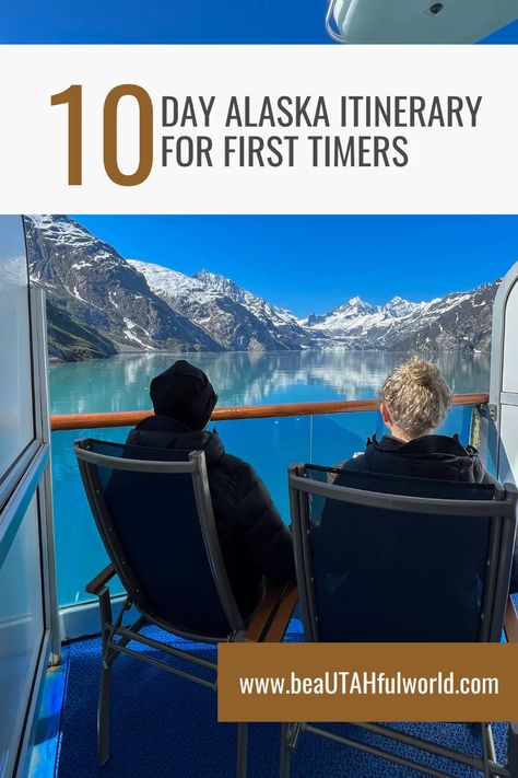 Ready to plan an unforgettable first time Alaska itinerary? This cruise and land tour combination is sure to be the trip of a lifetime. 10 day alaska itinerary, summer alaska itinerary, best alaska itinerary, Alaska cruise, best Alaska vacation ideas, summer Alaska vacation, Is an Alaska cruise worth it? Best Alaska Cruise Itinerary, Cruising To Alaska, Alaska Cruise And Land Tour, Day Trips From Anchorage Alaska, Vacation Itinerary Template, Cruise 101, Alaska Summer, Alaska Travel Cruise, Alaska Cruise Excursions