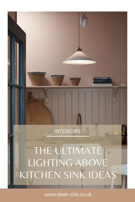 The ultimate lighting above kitchen sink ideas that carry the perfect balance between aesthetics and functionality. Arguably, the kitchen is one of the most important rooms in the home to nail when it comes to lighting. The room needs to be able to cater to changing needs as the role of the room changes throughout the day. Sink Ideas Kitchen, Above Kitchen Sink Ideas, Pendant Over Kitchen Sink, Above Kitchen Sink Lighting, Above Sink Lighting Kitchen, Above Sink Lighting, Over The Sink Light, Pendant Over Sink, Kitchen Sink Pendant