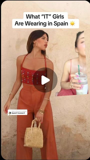 Jessica Ortiz on Instagram: "Next up on my new Euro Tour Outfit Series: Spain Outfits for your summer vacation, specifically Barcelona outfits is top of mind for me! Where else are you going? Anyway here’s what IT girls are wearing for their Spain Summer vacation 2024!   #spainoutfits #europefashion #spainfashion #summerfashion2024 #summerfashion #fashiontrends #fashioninsta #fashiondaily" Seville Spain Outfits Summer, Barcelona Street Style 2024, Barcelona Fashion Summer, Spanish Summer Outfits, Spain Summer Outfit, Barcelona Summer Outfits, Barcelona Outfits Summer, Spanish Street Style, Spanish Style Outfit