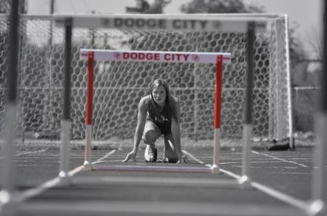 Hurdles senior picture | Senior pics | Pinterest Hurdler Senior Pictures, Hurdles Senior Pictures, Hurdle Senior Pictures, Senior Picture Ideas Track, Track Portraits, Track Poses, Track Banquet, Track Pics, Expressive Photography