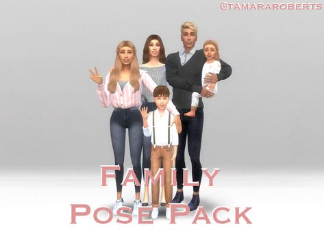 Teenage Family Photos, Sims 4 Cc Family, Family Of 6 Poses, Pose Sims 4, Twins Posing, Poses The Sims 4, Sims 4 Couple Poses, Toddler Poses, Poses Sims 4