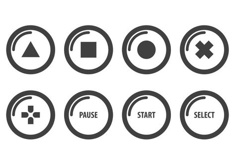 Arcade Buttons, Label Templates, Brandy, Vector Art, Vector Free, For Free, Clip Art