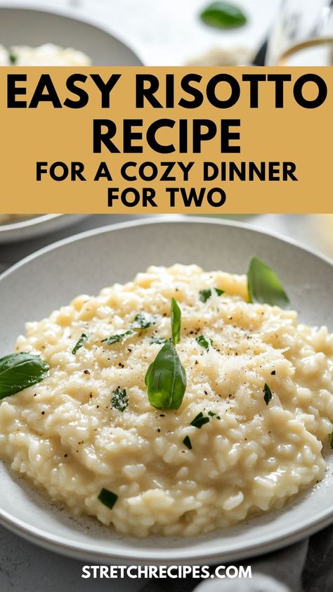 No-fuss risotto for two is your answer to quick, delicious meals! If you want a simple yet satisfying dish, try our easy risotto recipe. Save this pin and visit to learn the best risotto rice and how to cook it effortlessly. Risotto For Two, Easy Risotto Recipes Simple, Quick Risotto Recipe, Easy Risotto Recipes, Rice Cooker Risotto, Quick Risotto, Best Rice Recipe, Easy Risotto, Risotto Recipes Easy