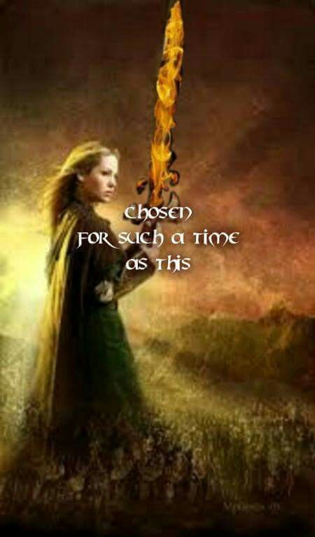 Woman warrior with flaming sword, Prophetic art with quote, chosen for such a time as this. Woord Van God, Spiritual Warrior, Prophetic Art, Bride Of Christ, Warrior Quotes, Daughters Of The King, Jesus Christus, Armor Of God, Women Of Faith