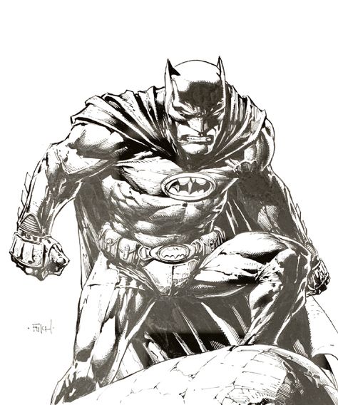 Batman by David Finch Comic Art David Finch Batman, David Finch Art, Comic Art Sketch, David Finch, Family Coloring Pages, Batman 2, John Stewart, I'm Batman, Comic Book Art Style