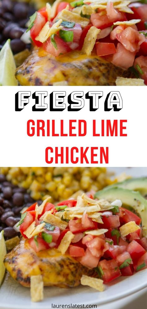 Applebees Copycat Recipes Fiesta Lime Chicken, Applebees Cilantro Lime Chicken, Cilantro Lime Chicken Applebees, Topping For Chicken, Applebees Tequila Lime Chicken Recipe, Fiesta Like Chicken, Copycat Applebee's Fiesta Lime Chicken, Applebee's Copycat Recipes, Pico Chicken Recipes