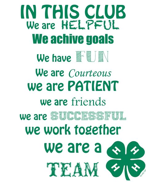 4-h Signs, 4 H Officer Installation Ideas, 4h Week Window Display, 4-h Pledge Activities, 4 H Club Names, 4-h Sayings, 4 H Shirts, 4h Quotes Inspiration, 4-h Fair Booth Ideas