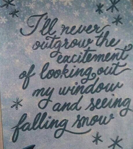 I'll never outgrow the excitement of looking out my window and seeing falling snow winter snow christmas christmas quote winter quote snow quote I Love Snow, What A Wonderful World, Whatsapp Wallpaper, I Love Winter, Winter Love, Winter Beauty, Winter Wonder, Winter Fun, Jack Frost