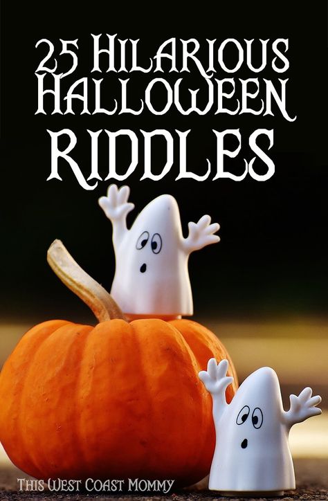 25 Hilarious Halloween Riddles Halloween Riddles, Funny Halloween Jokes, Fun Halloween Party Games, Halloween Jokes, Funny Riddles, Funny Jokes For Kids, Halloween Party Games, Jokes And Riddles, Jokes For Kids