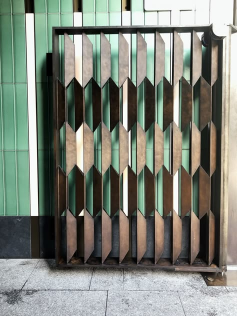 Factory Gate Design, Ms Jali Design, Metal Screens Architecture, Metal Gates Design, Steel Doors Exterior, Stone Wall Design, Metal Gate, Balcony Grill Design, Entrance Gates Design