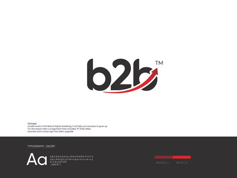 b2b - Logo Design by Tonmoy Mondol on Dribbble Enterprises Logo, Enterprise Logo, Global Community, Creative Professional, Growing Up, Digital Marketing, Typography, Logo Design, Marketing