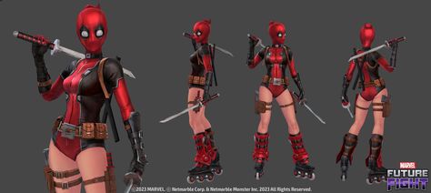 ArtStation - Marvel Future Fight: Piscinas de abril: GwenPool Dc Comics Women, Jet Set Radio, Couple Shoes, Video Game Art, Marvel Dc Comics, X Men, Jet Set, Marvel Dc, Game Art