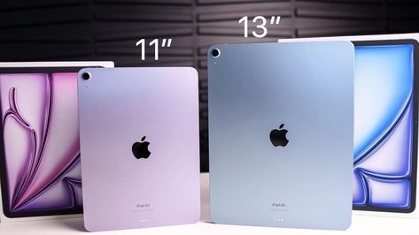 11 Inch vs 13 Inch M2 Apple iPad Air (Video) - Geeky Gadgets Ipad Air 11 Inch, Ipad Air 13 Inch, Ipad Air M2, Ipad 11 Inch, Future Room, University Life, Me App, Apple Ipad Air, Stereo Speakers