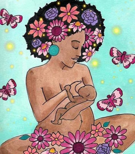 Birth Inspiration, Magic Milk, Breastfeeding Art, Milk Art, Birth Art, Pregnancy Art, Baby Art Projects, Birth Affirmations, Mother Art