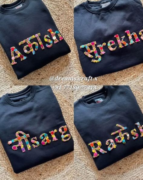 Sweatshirt all sizes and colors available ✨️ Name birth year everything can be done #sweatshirts #personalisedsweatshirt #embroidery #embroideryart #crafts #customisedgifts #personalisedgifts Customised Gifts, Birth Year, Embroidery Art, Personalized Gifts, Embroidery, Sweatshirts, Quick Saves, Color