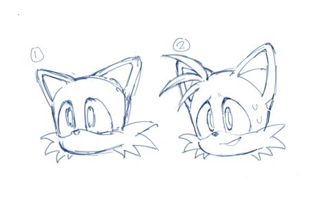 How To Draw Sonic Style, How To Draw Tails From Sonic, How To Draw Tails, Sonic Drawing Reference, Sonic Art Style, Sonic Anatomy, Tails Drawing, Sonic Drawing, Draw Sonic