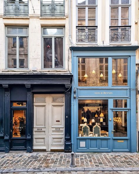 Old Store Fronts, Sunroom Exterior, Urban Sketchbook, Urban Watercolor, Sunday Blues, Paris Mood, Shop Exterior, French Exterior, City Model