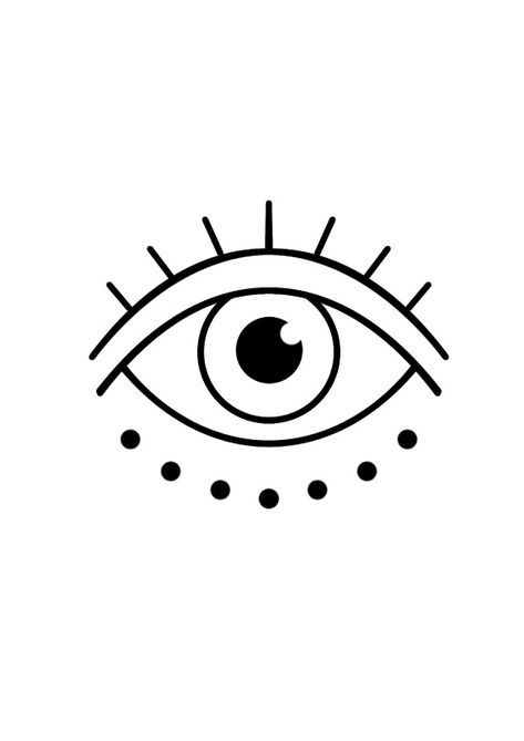 Turkey Eye Tattoo, Eye Stencil Tattoo, Simple Eye Tattoo, Eye Tattoo Stencil, Chest Tattoo Simple, Shine Tattoo, Small Tattoo Design, Eye Stencil, Pokemon Coloring Sheets