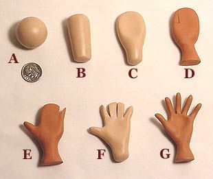 Making Hands by Hand Polymer Clay Kunst, Crea Fimo, Tanah Liat, Fondant Figures, Clay Stuff, Polymer Clay Dolls, Clay Art Projects, Fimo Clay, Clay Figures