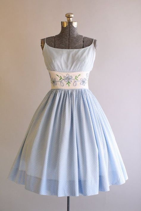 Vintage 1950S Summer Dress – Fashion dresses 50s Everyday Fashion, 1960 Dresses Vintage, 50s Summer Dress, 50s Dresses Casual, 1950s Fashion Casual, 50’s Aesthetic, 50's Dresses, 50s Clothing, Vintage Sundress