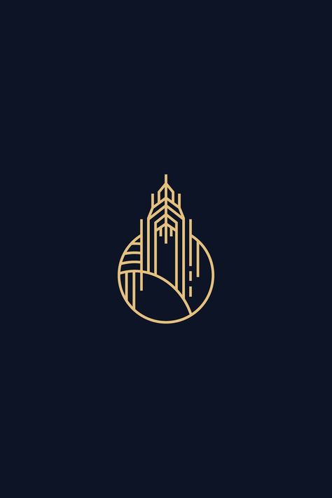 Logo design for real estate brand. Designed in 2017 Luxury Real Estate Logo, Kids Animation, Planner Logo, Building Sketch, Building Logo, Real Estate Logo Design, City Logo, Character Animation, Estate Logo